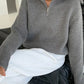 Turtleneck Zipper Sweater