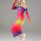 Strapless Dress With Gloves