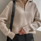 Turtleneck Zipper Sweater