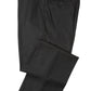 "Anthony" Black Vitale Barberis Italian Wool Tuxedo Pants