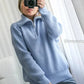 Turtleneck Zipper Sweater