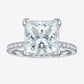 5.52 Carat Moissanite Side Stone Ring
