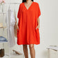 Cotton Bleu Hidden Cove Full Size Airflow Pleated Detail Dress