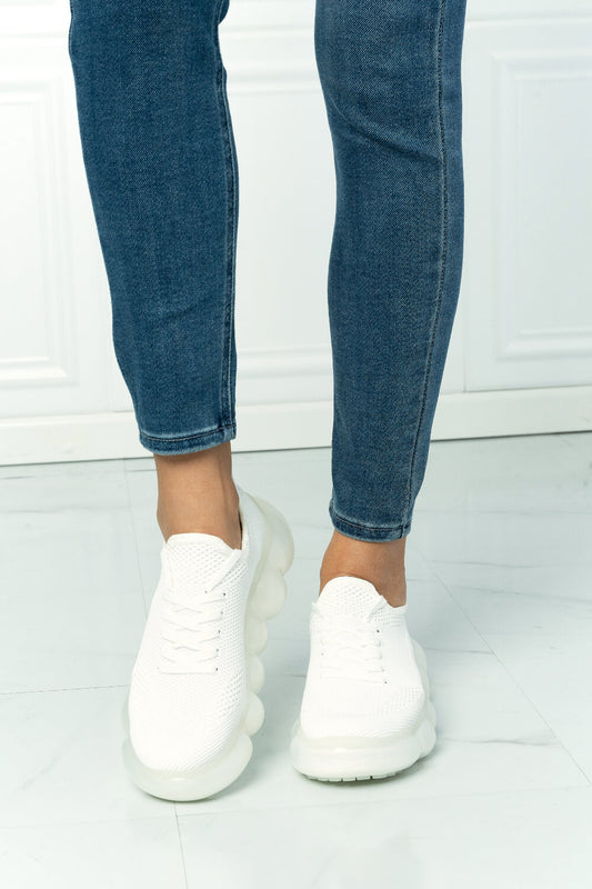 Forever Link Marathoner Chunky Sole Sneaker in White