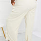 CY Fashion Full Size Drawstring Waist Wide Leg Pants