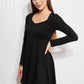 White Birch Missing Link Full Size Long Sleeve Dress