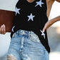 Star Print Knit Tank
