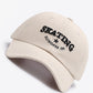 SKATING Letter Embroidery Baseball Cap