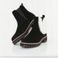 WeeBoo Warmer Days Faux Fur Trim Chelsea Booties in Black