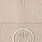 Smiley Face Rib-Knit Beanie