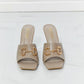 Cape Robbin Decorative Buckle Heels