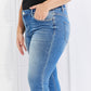 Vervet by Flying Monkey Never Too Late Full Size Raw Hem Cropped Jeans