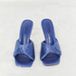 Cape Robbin Metal Detail Satin Heel