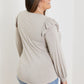 CY Fashion Addicted to You Ruffle Shoulder Top