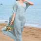 Ditsy Floral V-Neck Empire Waist Tiered Dress