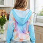 Tie-Dye Dropped Shoulder Hoodie