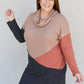 CY Fashion The More The Merrier Color Block Sweater Dress
