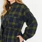 Davi & Dani Make an Entrance Full Size Button Front Shirt Dress