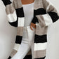 Striped Long Sleeve Duster Cardigan