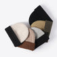 Contrast Cable-Knit Cuffed Beanie