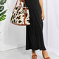 Animal Print Plush Weekender Bag