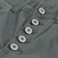 Button Fly Hem Detail Skinny Jeans