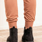 Weeboo Faux Suede Elastic Sided Chelsea Boots