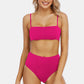 Crisscross High Waist Bikini Set