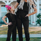 Belted V-Neck Jogger Jumpsuit