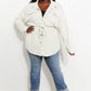 Cotton Bleu Coming to You Full Size Faux Suede Shacket