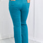 Zenana Clementine Full Size High-Rise Bootcut Jeans in Teal