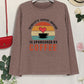 TODAY'S GOOD MOOD IS SPONSORED BY COFFEE Round Neck T-Shirt