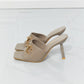 Cape Robbin Decorative Buckle Heels