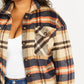 CY Fashion Crushing on Fall Full Size Plaid Shacket