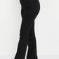 Cello Marley Full Size Elastic Waist Flared Jeggings