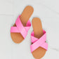 WILD DIVA Crisscross Slippers