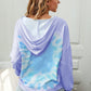 Tie-Dye Dropped Shoulder Hoodie