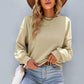 Dropped Shoulder Balloon Sleeve Sweatshirt