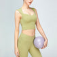 Sweat Absorbing Sleeveless Sports Bra