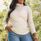 CY Fashion Since When Full SIze Striped Long Sleeve Turtleneck Top
