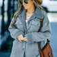 Corduroy Ribbed Fleece Lined Jacket