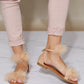 Cape Robbin Drama Queen Feather Trim Sandals