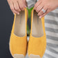 WeeBoo In Step Espadrille Slip-On Flats in Yellow