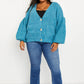 Davi & Dani Just a Fling Full Size Button Down Cardigan