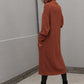 Waffle Knit Open Front Duster Cardigan With Pockets