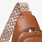 Adored It's Your Time PU Leather Sling Bag