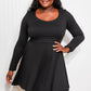 White Birch Missing Link Full Size Long Sleeve Dress