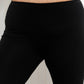 Zenana Let's Get Movin' Full Size Raw Hem Flared Yoga Pants