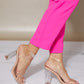 Cape Robbin Living Large Clear Block Heels
