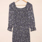 Ditsy Floral Smocked Sweetheart Neck Mini Dress